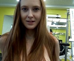 HUNT4K. Naive gym bunny has sex with rich male instead