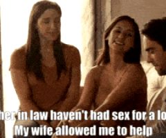 wife allowed me to help my mother in law with her sex appetite