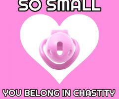 chastity cage captions