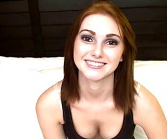Cute 18 Yr Old Redhead Gets Her Tight Pussy Pounded