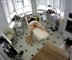 Hidden cameras. Beauty salon, waxing pussy and ass mom