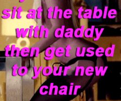 Perfect chair for a Sissy!