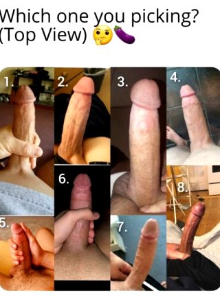 Choose Your Cock Top View