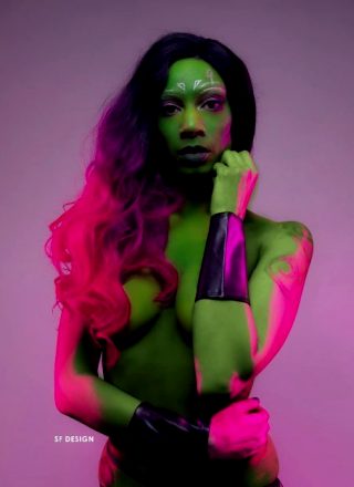 Jasmine Gigi As Gamora, Marvel