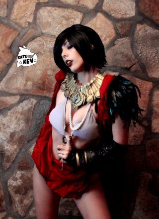 Morrigan Erocosplay From Dragon Age By Kate Key