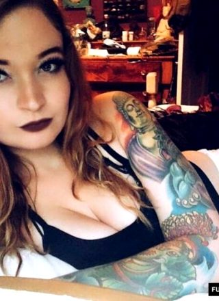 Showing Off My Sleeve… And Cleavage!